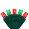 Wintergreen 70 5mm Red Green LED Christmas Lights 4-in Spacing 120v